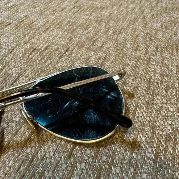 ⭐️ Authentic Ray Ban Rayban Titanium Gold Plated Sunglasses Made in Japan ⭐️ main image 4
